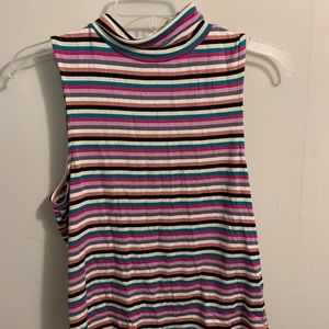 Nordstrom Topshop high neck tank top